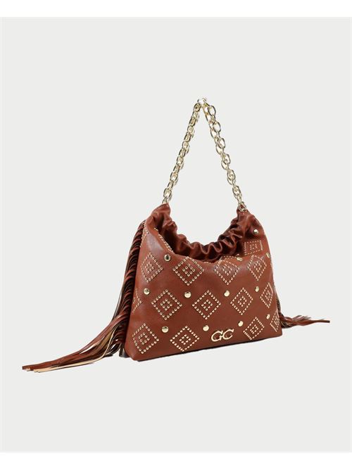 Sac cartable Gio Cellini avec clous GIO CELLINI | CC064MARRONE